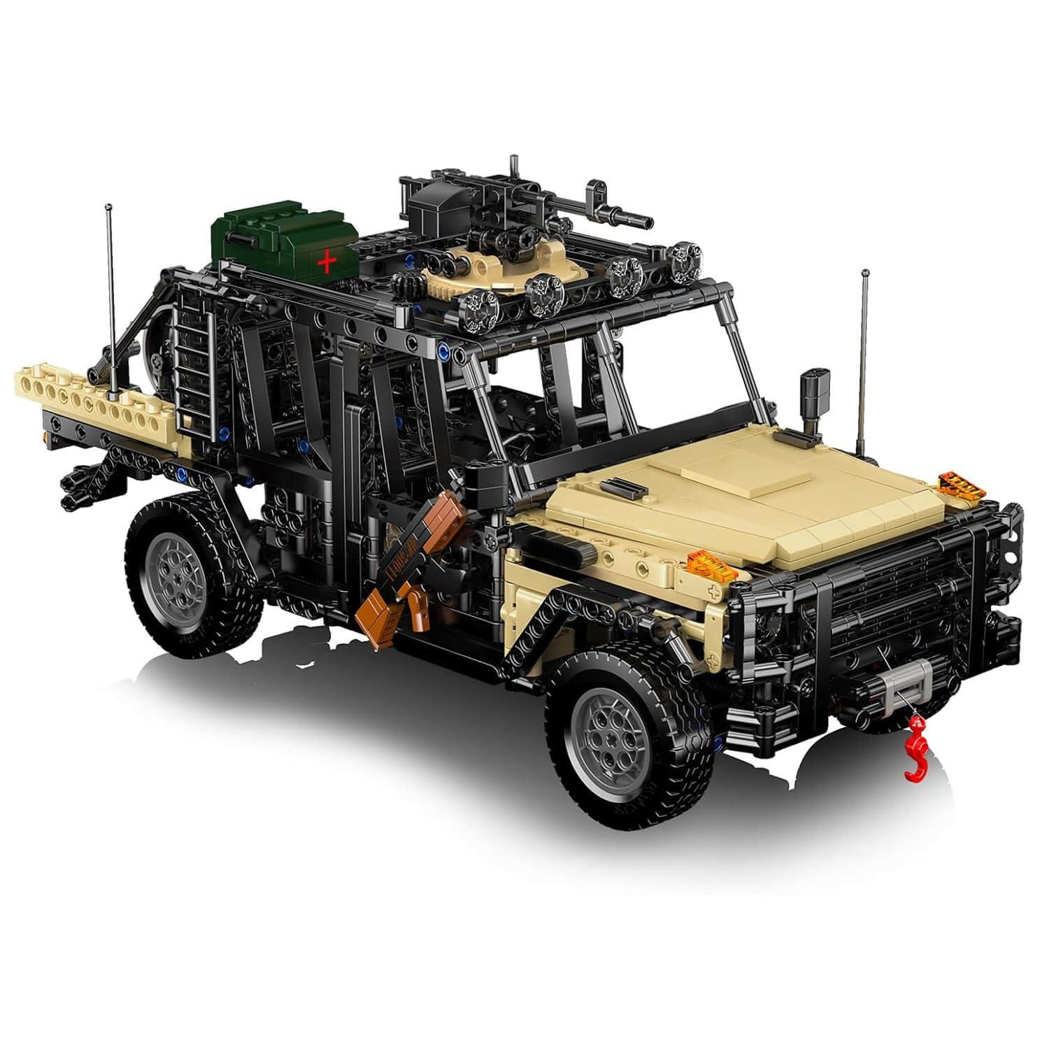 RC Air Assault Tactical Vehicle - Building Blocks Set | Power Brickz