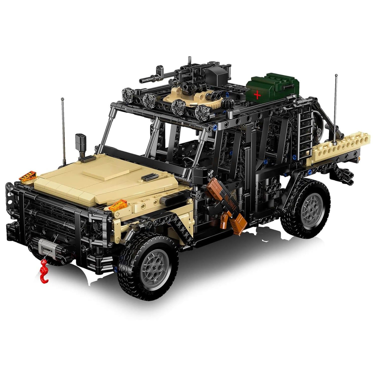 RC Air Assault Tactical Vehicle - Building Blocks Set | Power Brickz