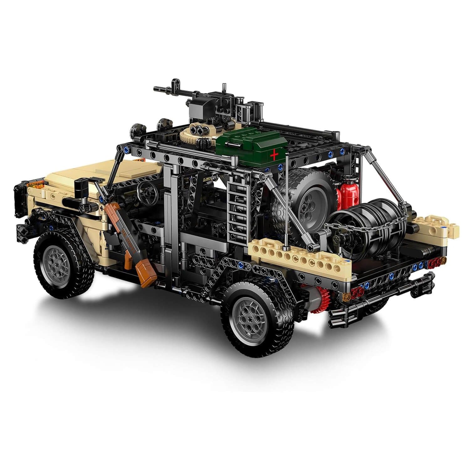 RC Air Assault Tactical Vehicle - Building Blocks Set | Power Brickz