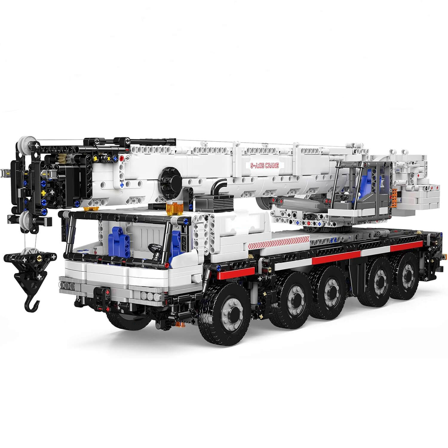 RC All-Terrain Crane Truck - Building Blocks Set | Power Brickz