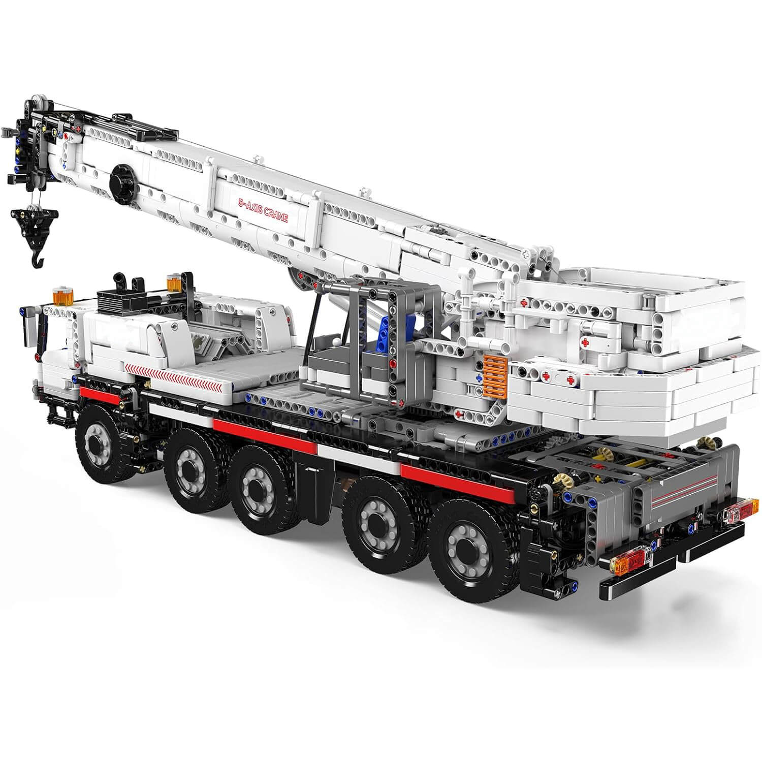 RC All-Terrain Crane Truck - Building Blocks Set | Power Brickz
