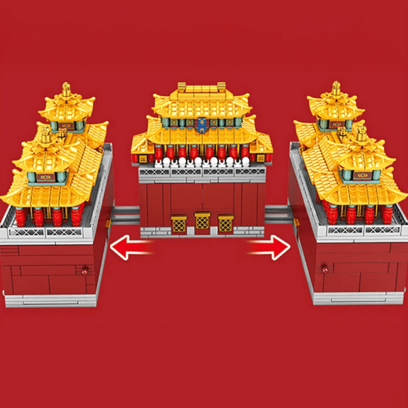 Red Dragon Palace - Building Set | Power Brickz