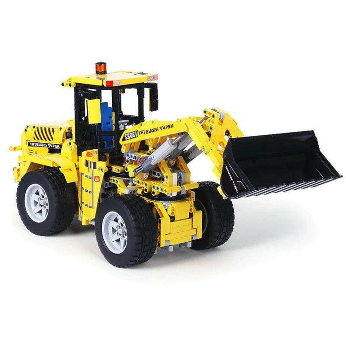 RC Heavy-Duty Bulldozer - Building Set | Power Brickz