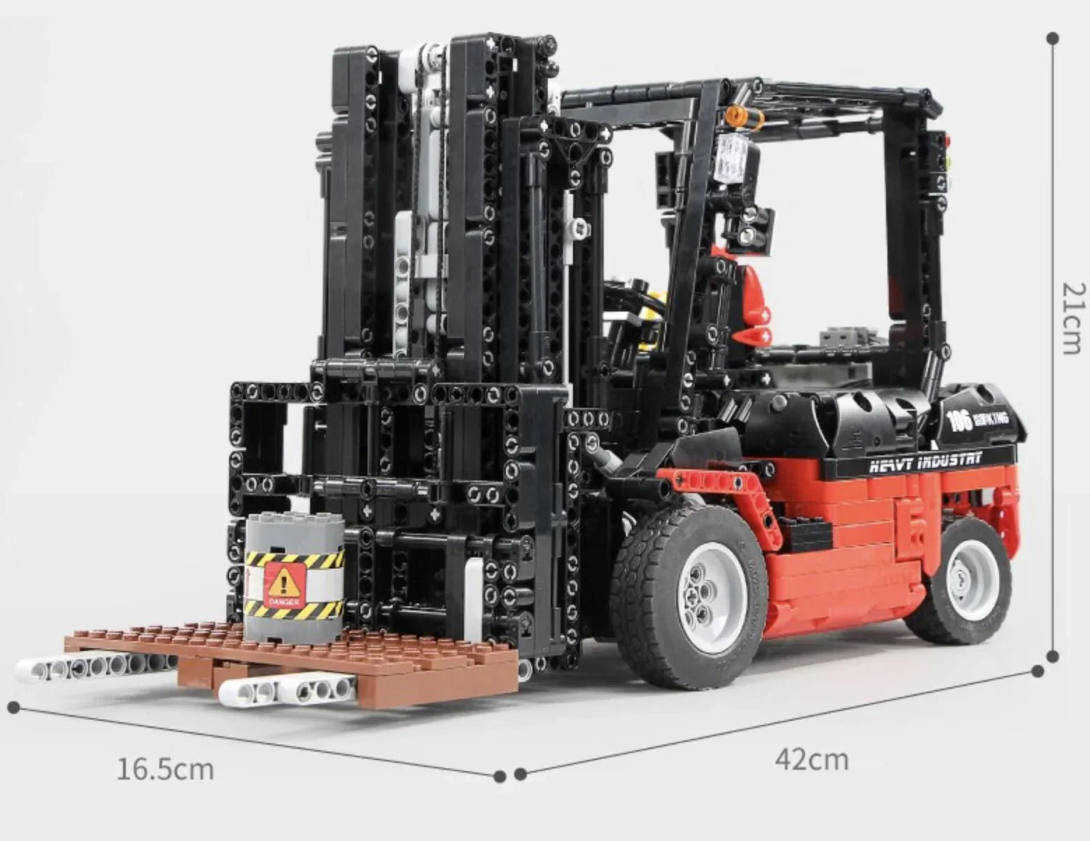 RC Industrial Forklift - Building Set | Power Brickz