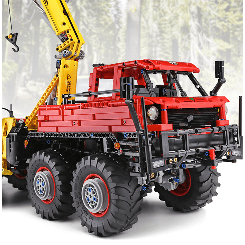 RC Logging Truck - Building Blocks Set | Power Brickz