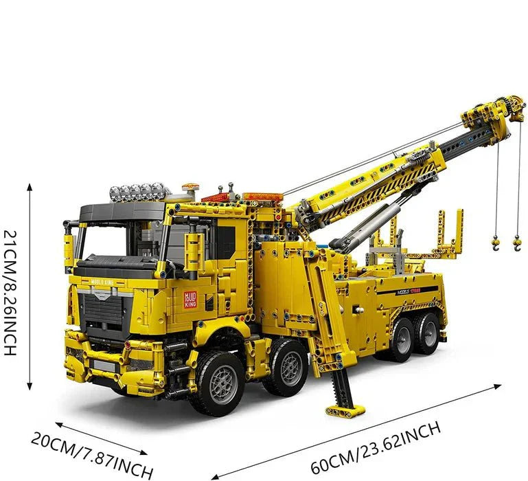 RC Rescue Utility Truck - Building Blocks Set | Power Brickz