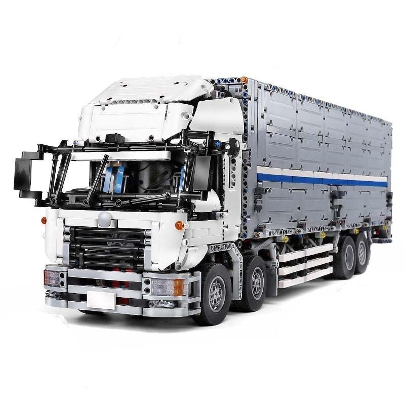 RC Wing-Body Cargo Truck - Building Blocks Set | Power Brickz