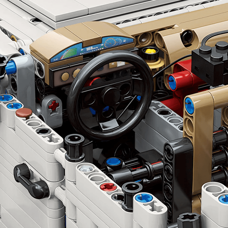 RC 6x6 Trail Truck - Building Blocks Set | Power Brickz