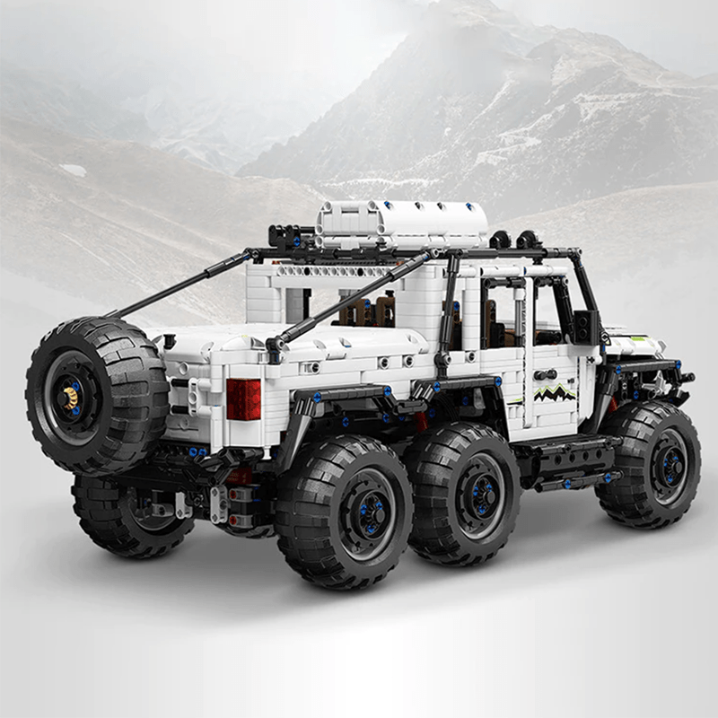 RC 6x6 Trail Truck - Building Blocks Set | Power Brickz