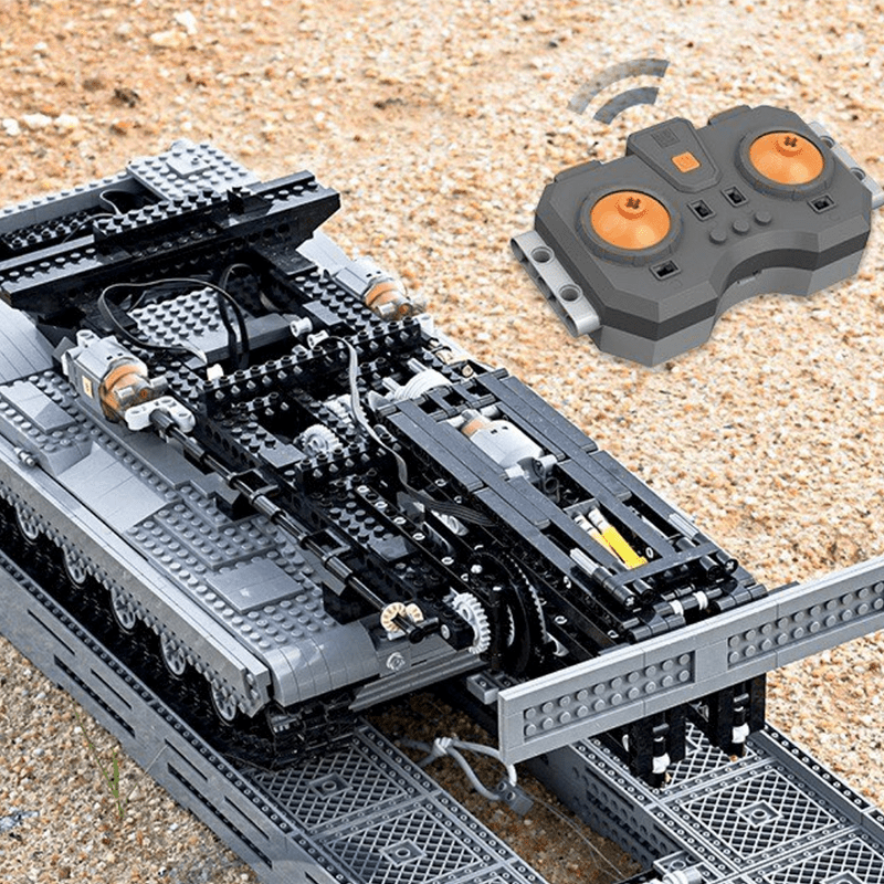 Remote Controlled Abrams Bridge Layer - Building Set | Power Brickz