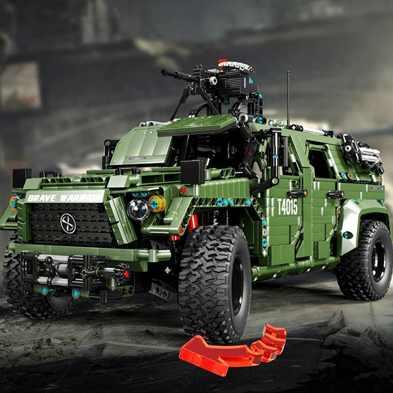 Remote Controlled Armoured Raid Vehicle - Building Set | Power Brickz
