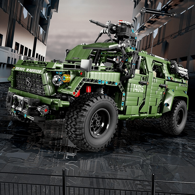 Remote Controlled Armoured Raid Vehicle - Building Set | Power Brickz