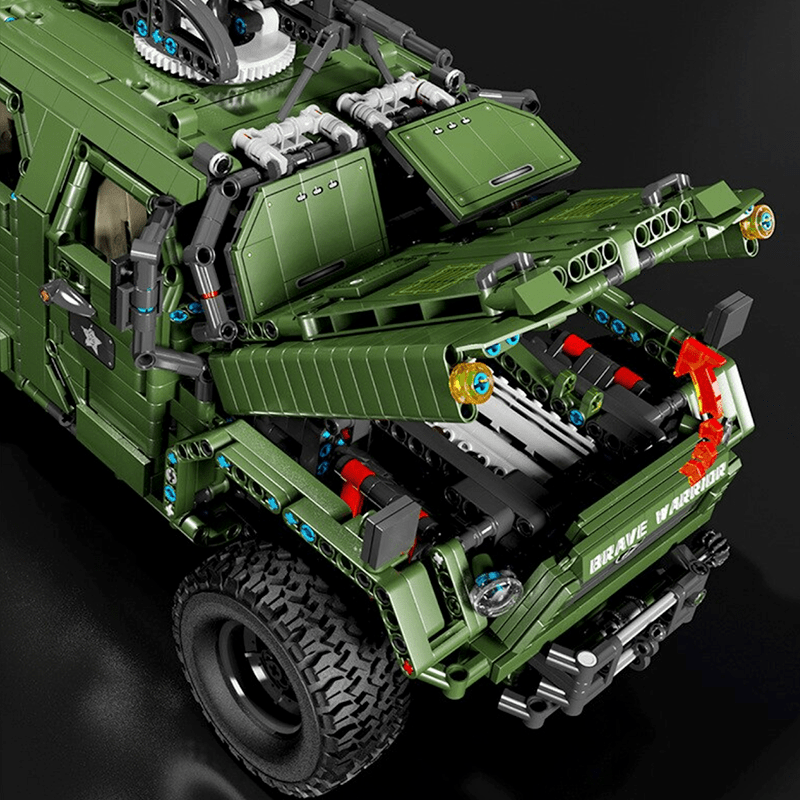 Remote Controlled Armoured Raid Vehicle - Building Set | Power Brickz