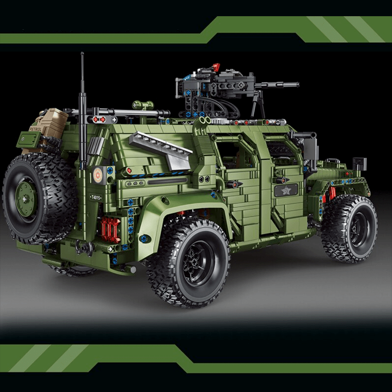 Remote Controlled Armoured Raid Vehicle - Building Set | Power Brickz