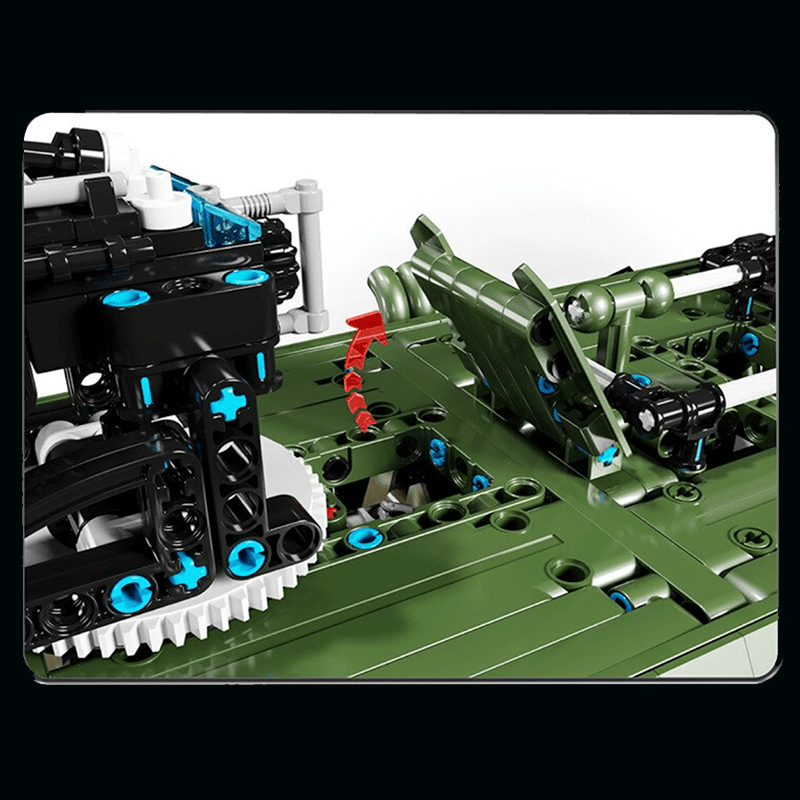 Remote Controlled Armoured Raid Vehicle - Building Set | Power Brickz