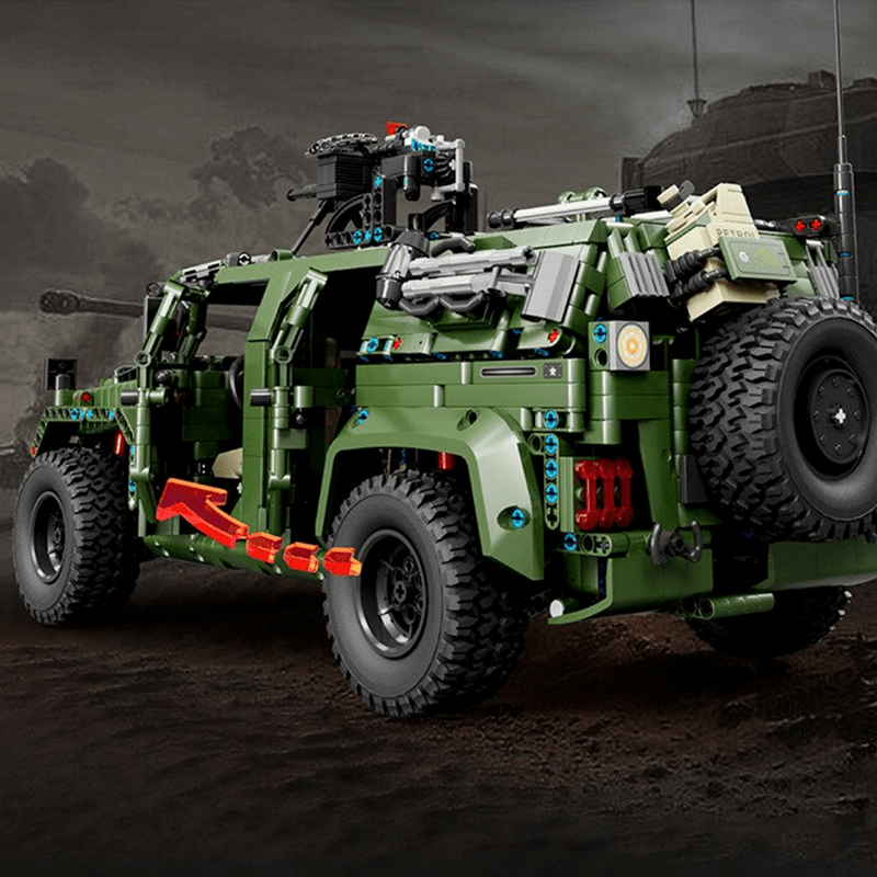 Remote Controlled Armoured Raid Vehicle - Building Set | Power Brickz