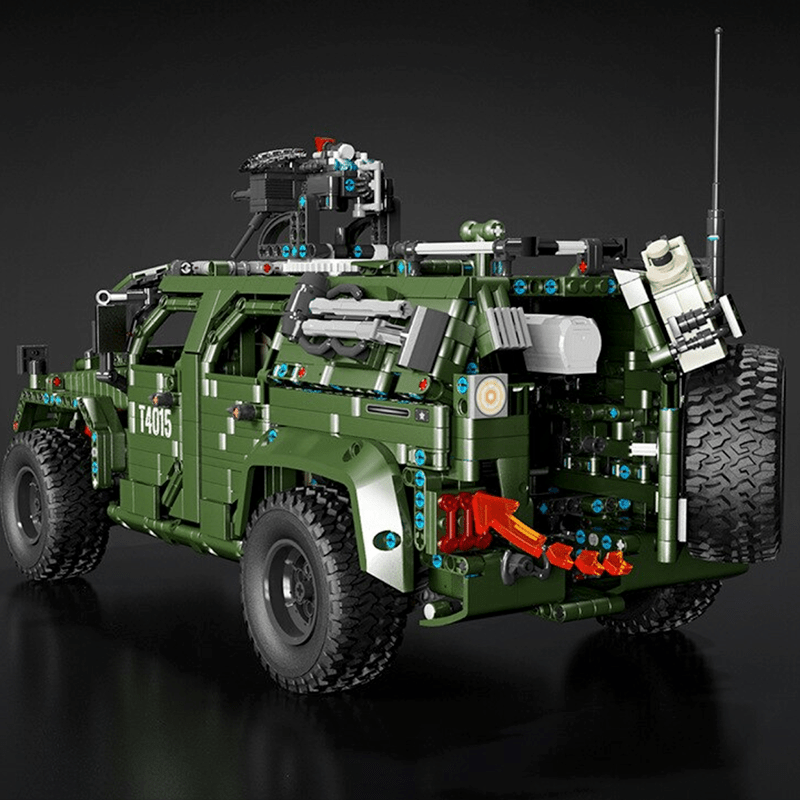 Remote Controlled Armoured Raid Vehicle - Building Set | Power Brickz