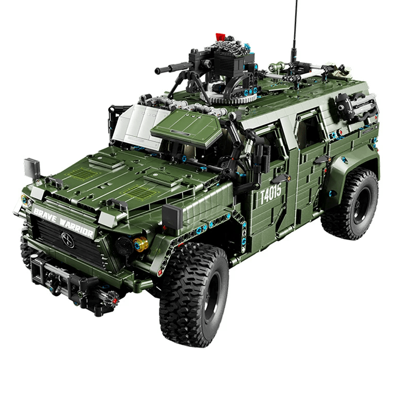 Remote Controlled Armoured Raid Vehicle - Building Set | Power Brickz