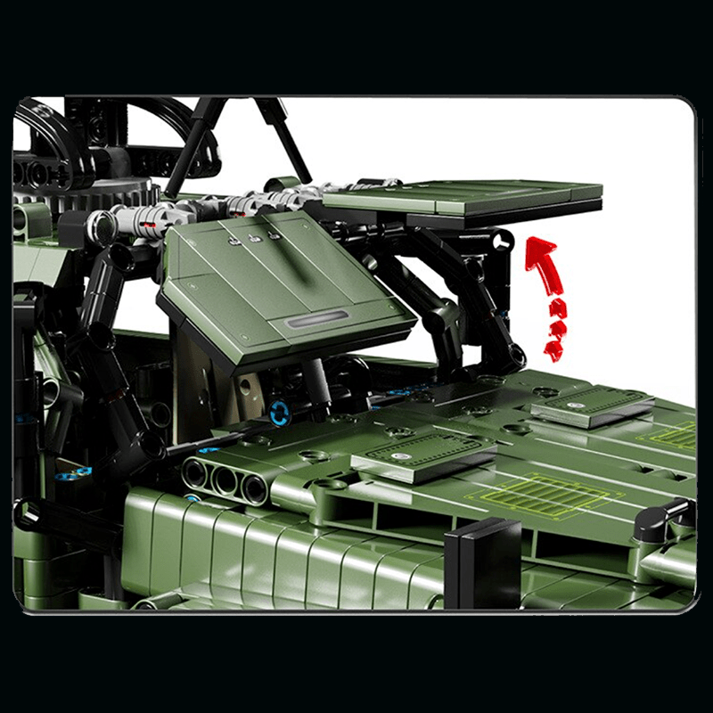 Remote Controlled Armoured Raid Vehicle - Building Set | Power Brickz