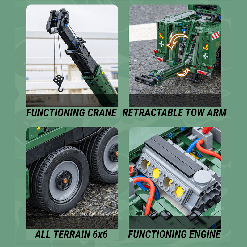 Remote Controlled Armoured Rescue Vehicle - Building Set | Power Brickz