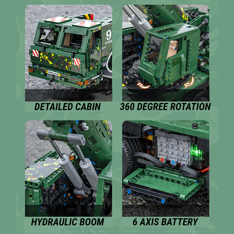 Remote Controlled Armoured Rescue Vehicle - Building Set | Power Brickz