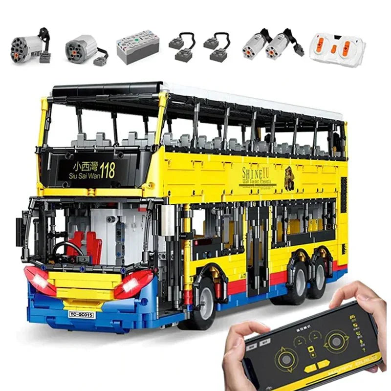 RC City Bus - Building Set | Power Brickz