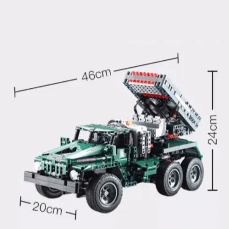 Remote Controlled Combat Vehicle - Building Set | Power Brickz