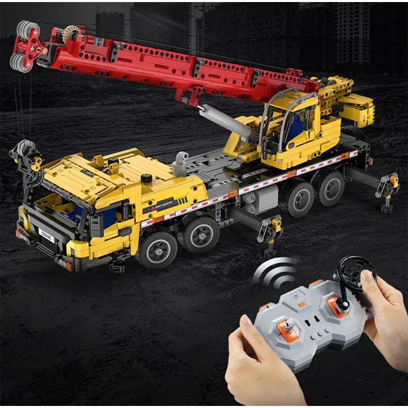 RC Mobile Crane - Building Set | Power Brickz
