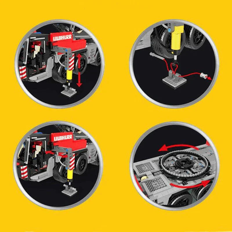 RC Mobile Crane - Building Set | Power Brickz