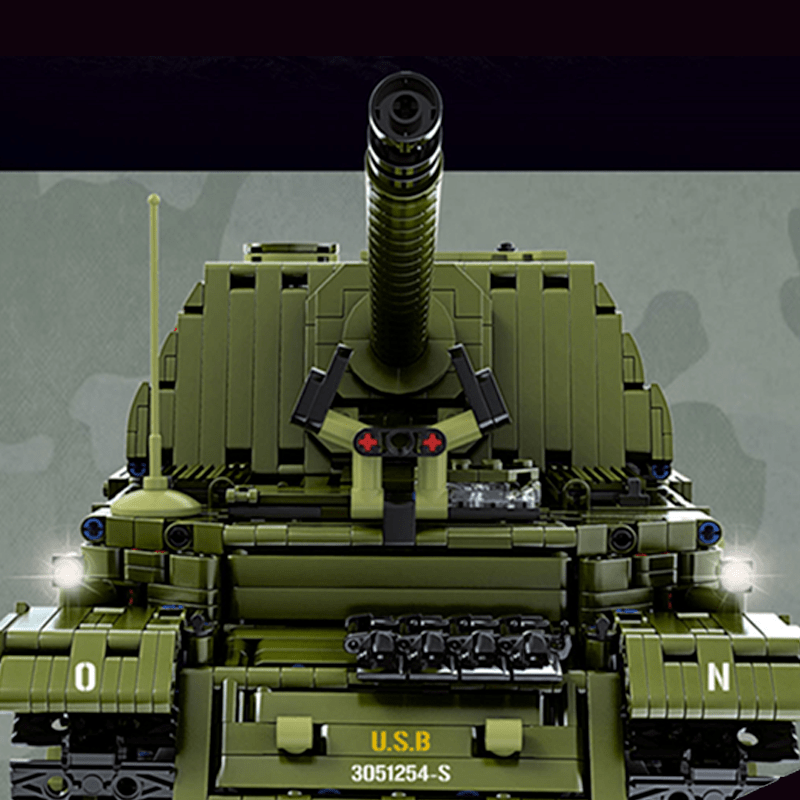 Remote Controlled Ferdid Tank Destroyer - Building Set | Power Brickz