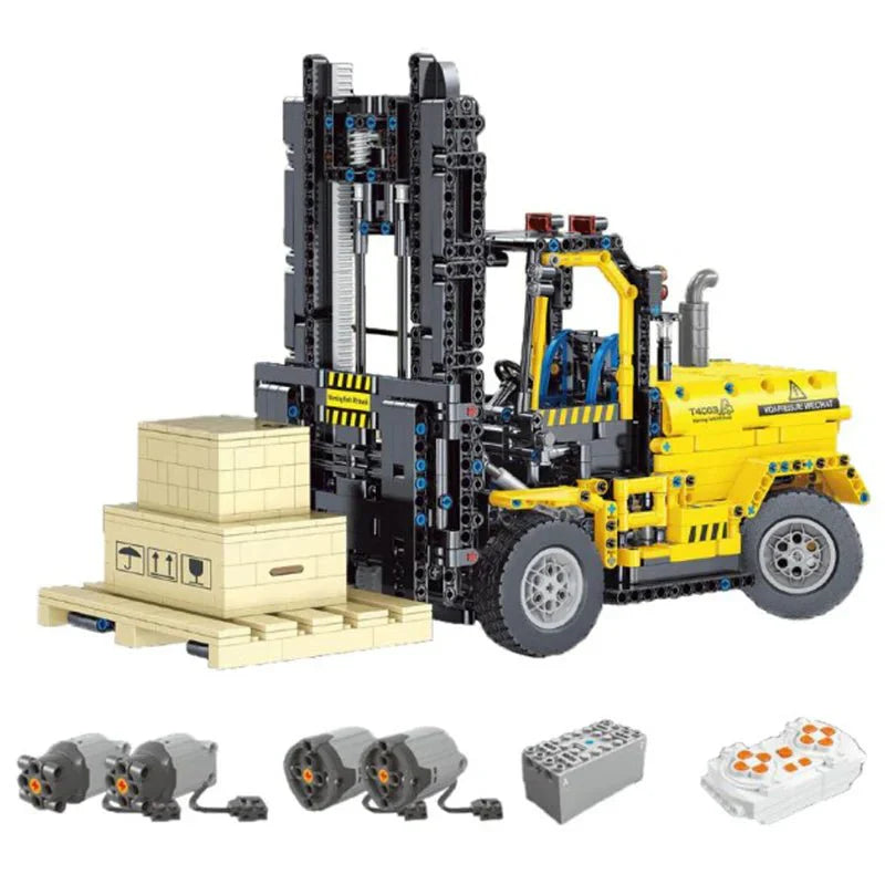 RC Industrial Forklift - Building Set | Power Brickz