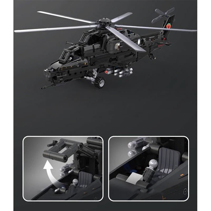 Remote Controlled Helicopter - Building Set | Power Brickz