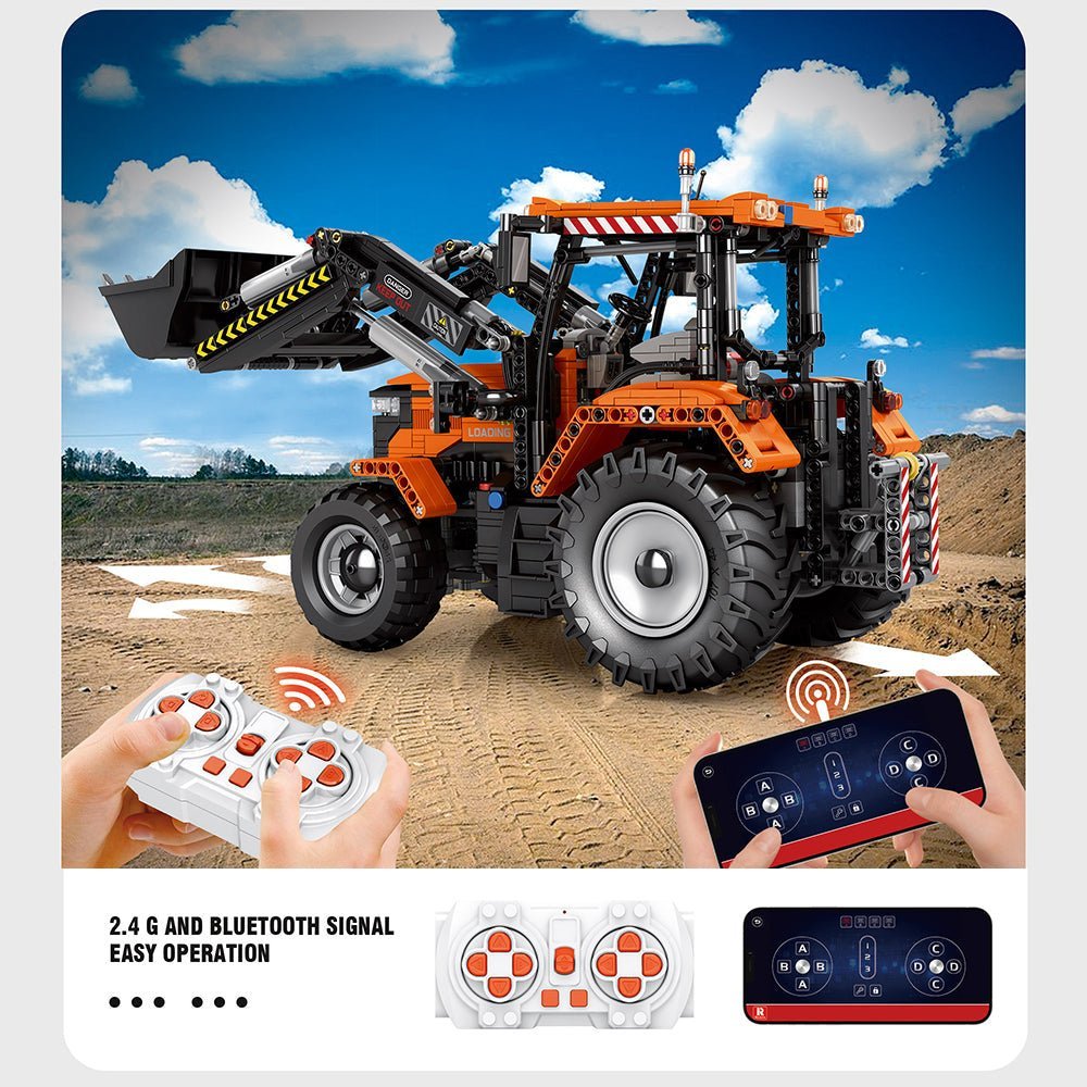 Remote Controlled Loading Tractor | 1496pcs - Power Brickz