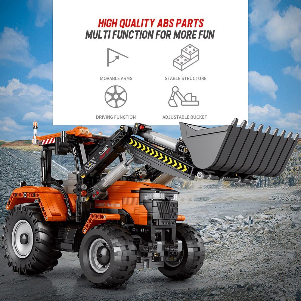 Remote Controlled Loading Tractor | 1496pcs - Power Brickz