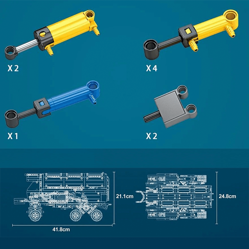 Remote Controlled Mars Buggy - Building Set | Power Brickz
