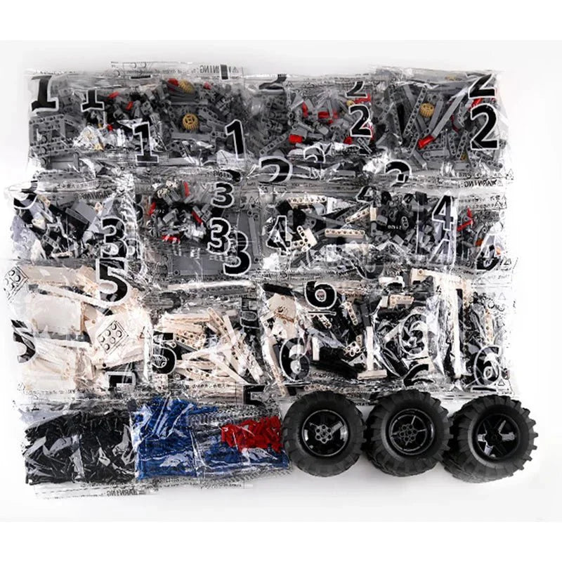 RC Mining Dump Truck - Building Blocks Set | Power Brickz