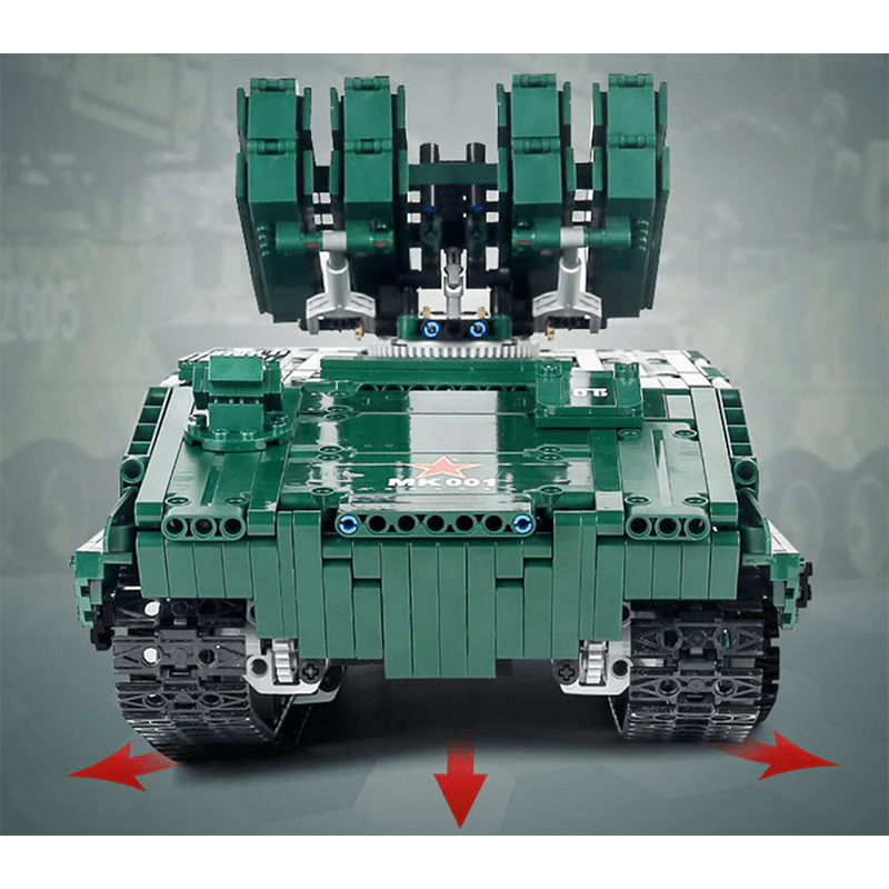 Remote Controlled Missile Shooter - Building Set | Power Brickz