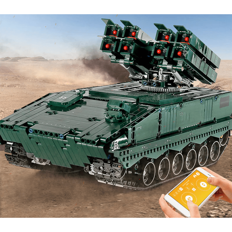 Remote Controlled Missile Shooter - Building Set | Power Brickz