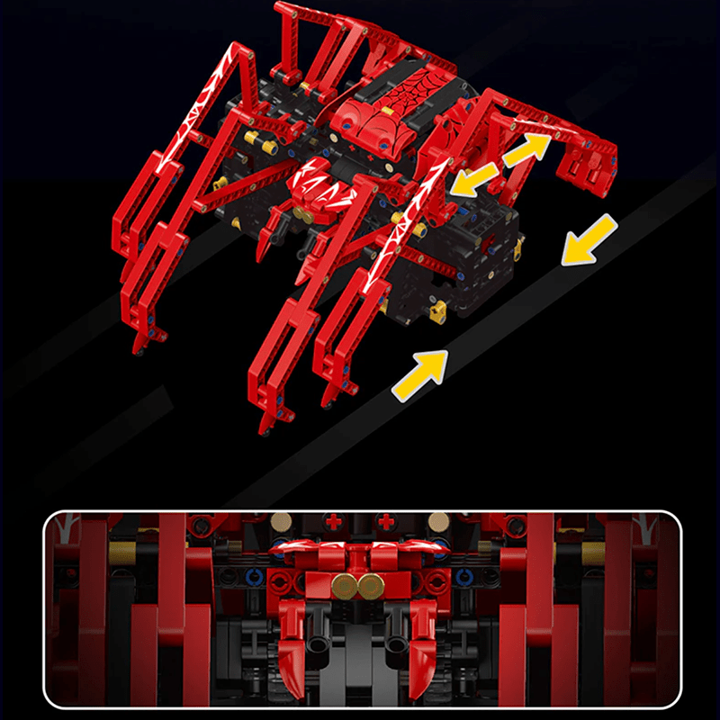 Remote Controlled SpiderBot - Building Set | Power Brickz