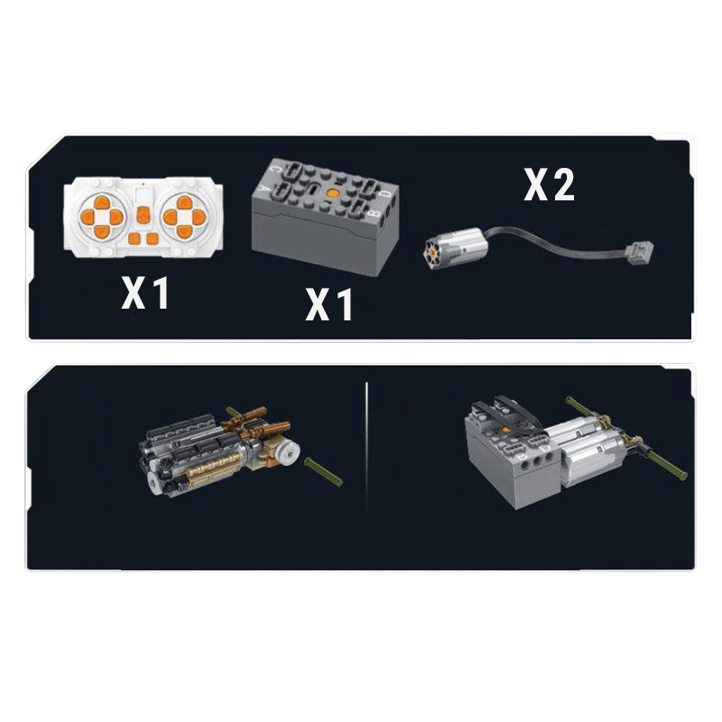 Remote Controlled SU-100 Tank Destroyer - Building Set | Power Brickz