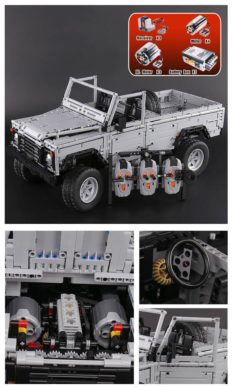 Remote Controlled SUV - Building Set | Power Brickz