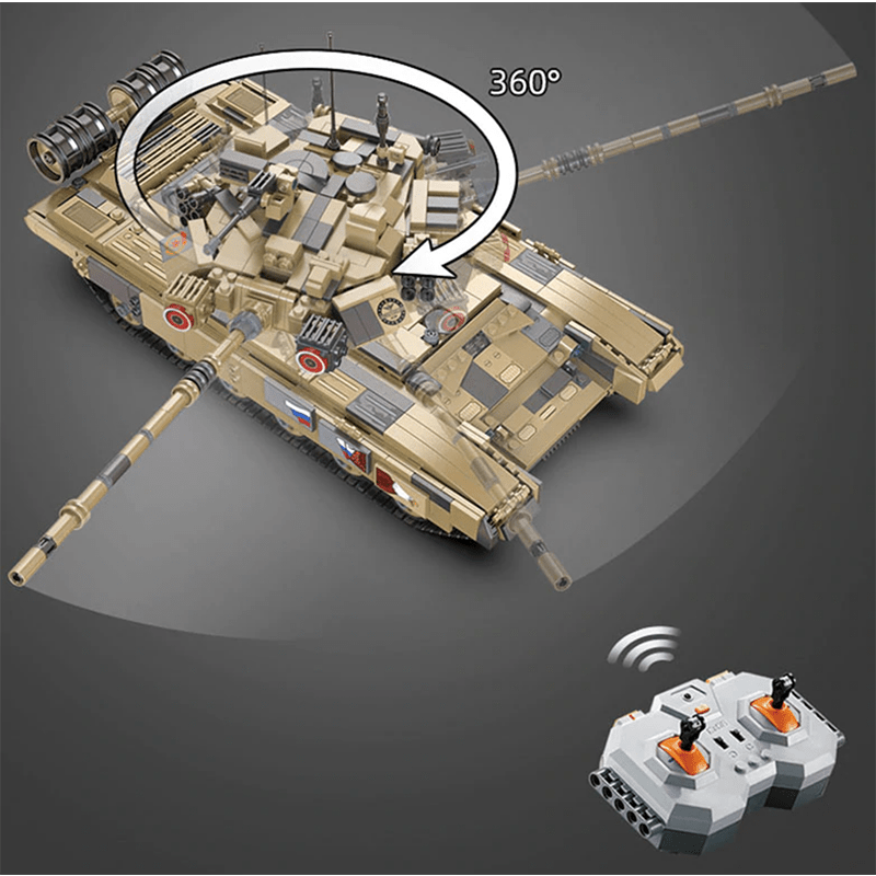 Remote Controlled Tank - Building Set | Power Brickz