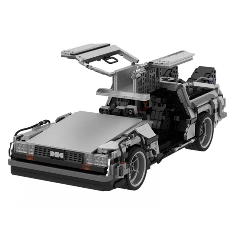 Retro Time-Travel Coupe - Building Set | Power Brickz