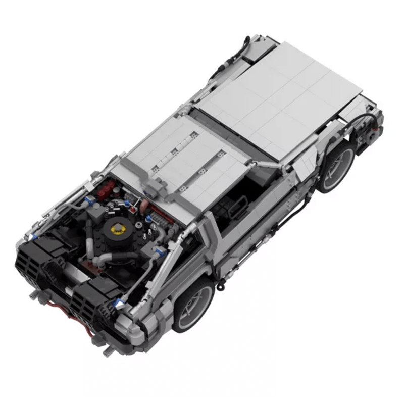 Retro Time-Travel Coupe - Building Set | Power Brickz