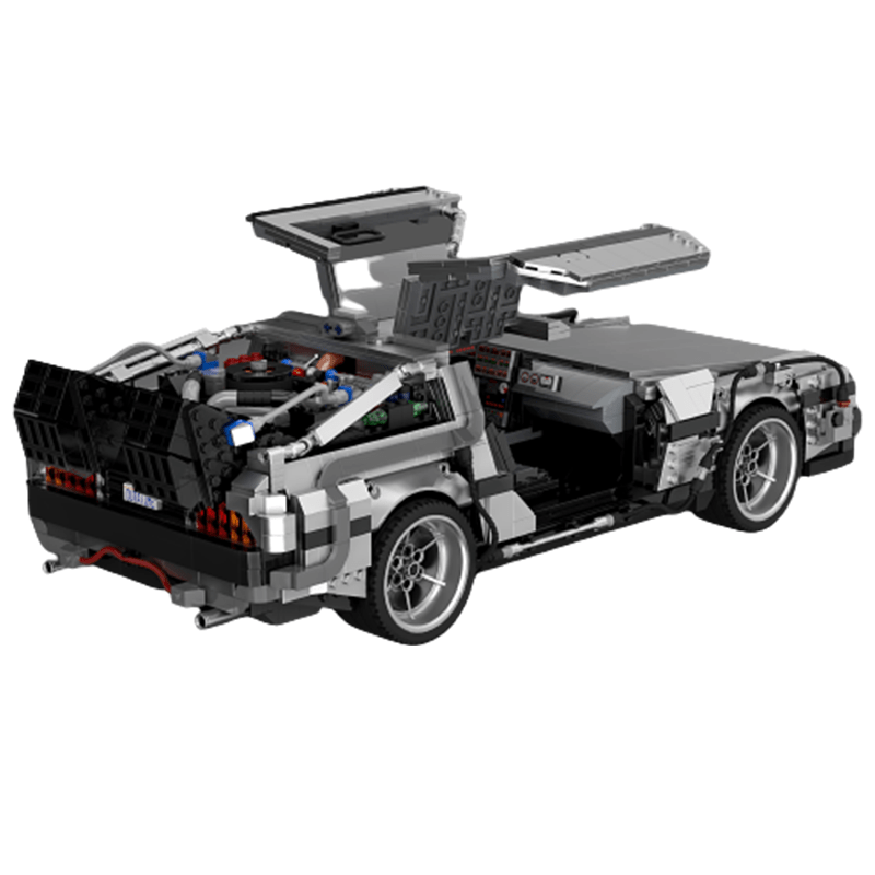 Retro Time-Travel Coupe - Building Set | Power Brickz