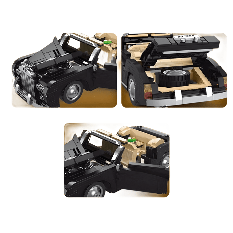 Classic Luxury Convertible - Building Blocks Set | Power Brickz