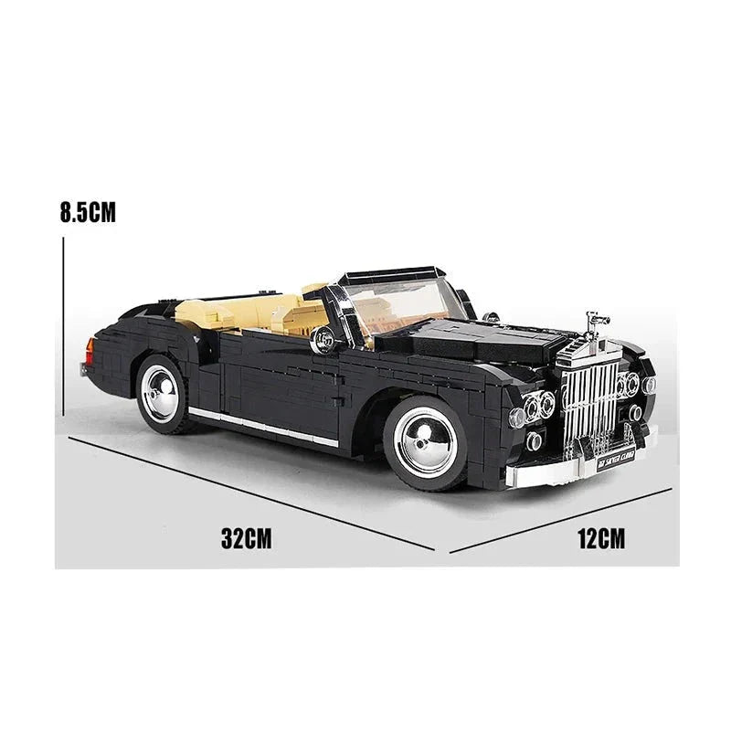 Classic Luxury Convertible - Building Blocks Set | Power Brickz