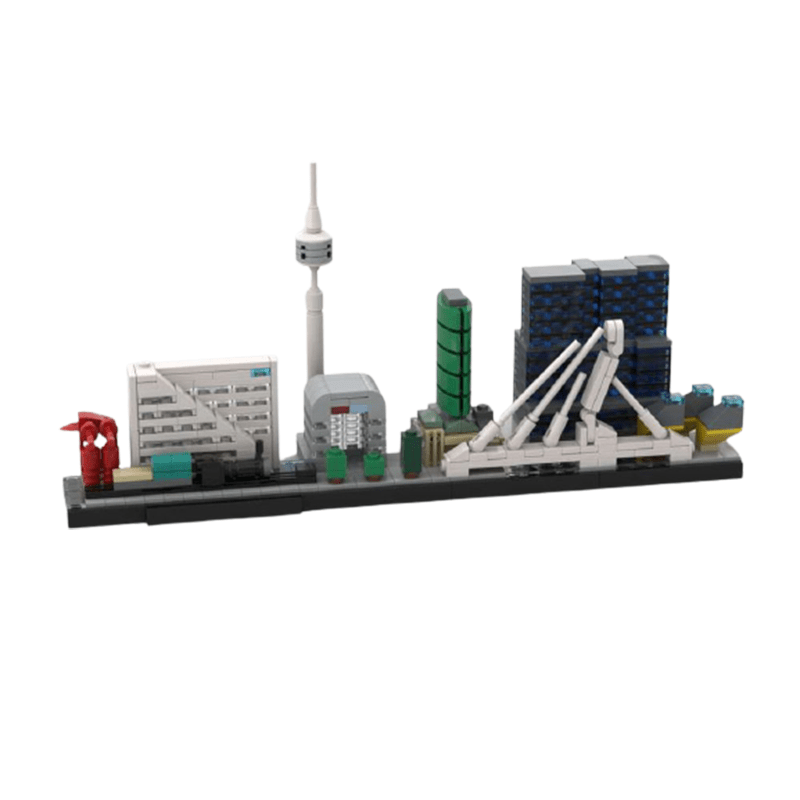 Rotterdam Skyline - Building Set | Power Brickz