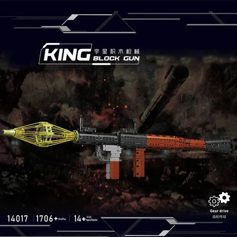RPG Rocket Grenade launcher - Building Set | Power Brickz