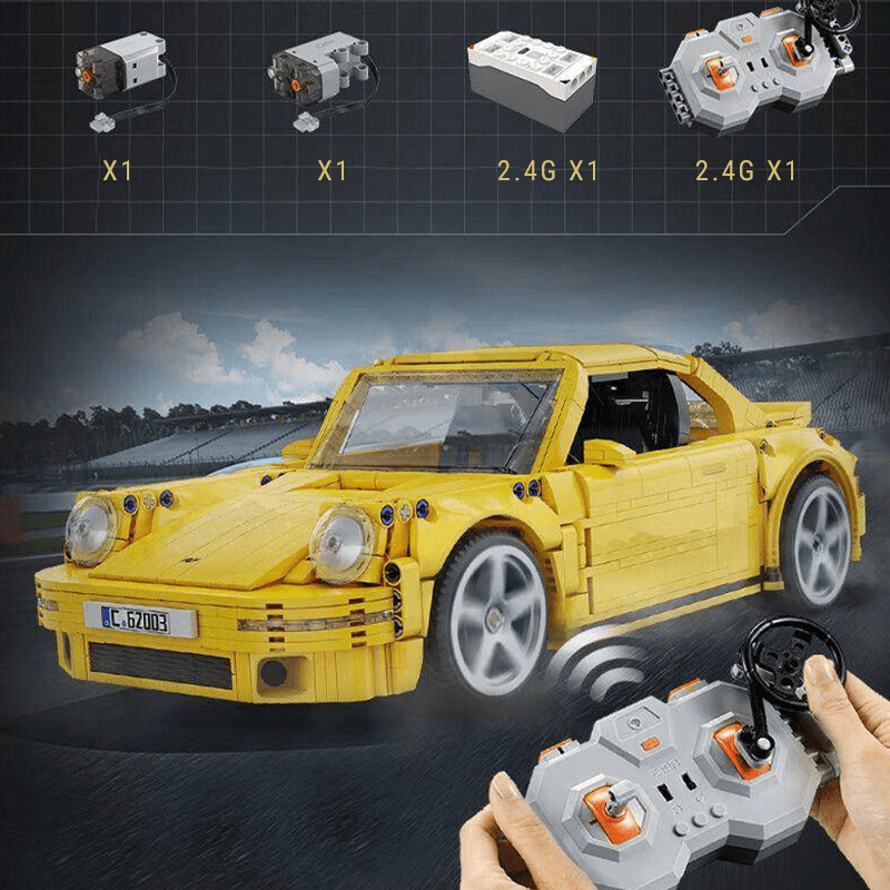 RUF CTR Yellow Bird - Building Blocks Set | Power Brickz